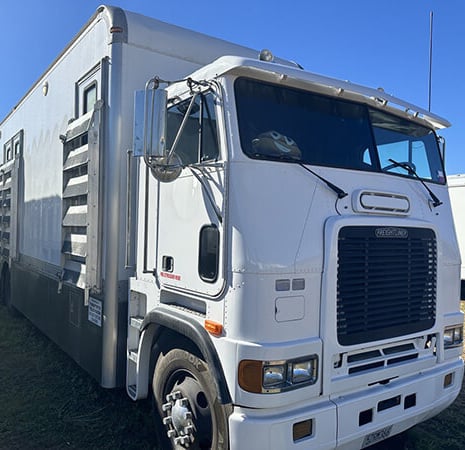 Truck Hauling Trailers